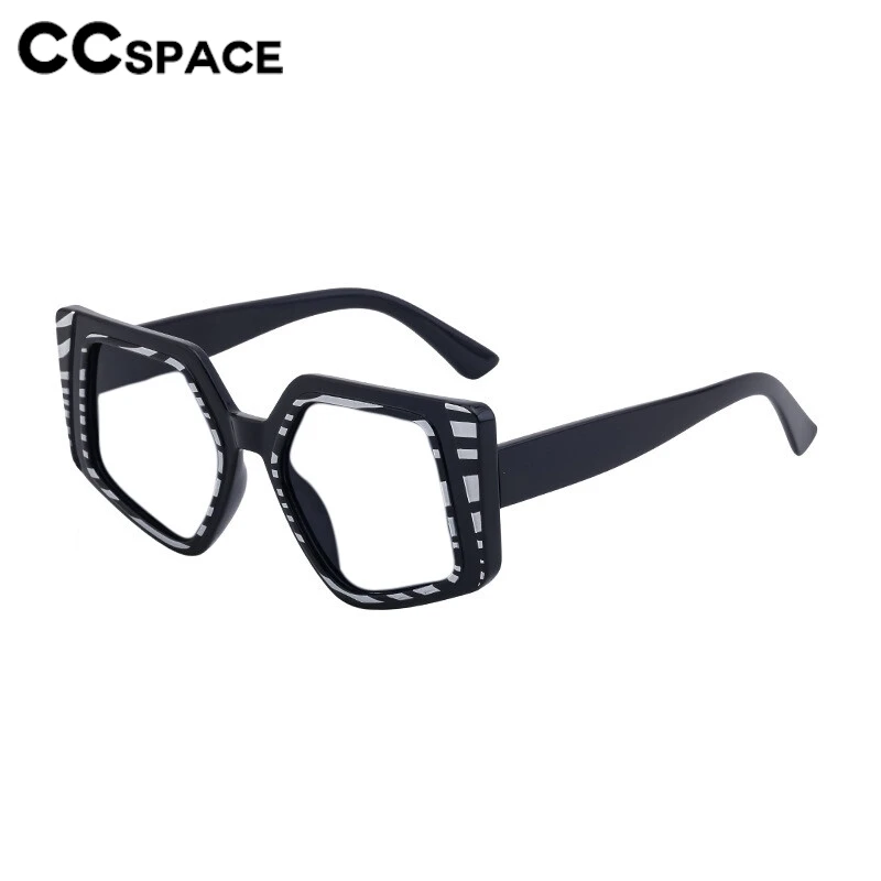 Large Size Square Reading Glasses Women Fashion Stripe Frame Resin Presbyopic Spectacle Custom Prescription Eyeglass#301767