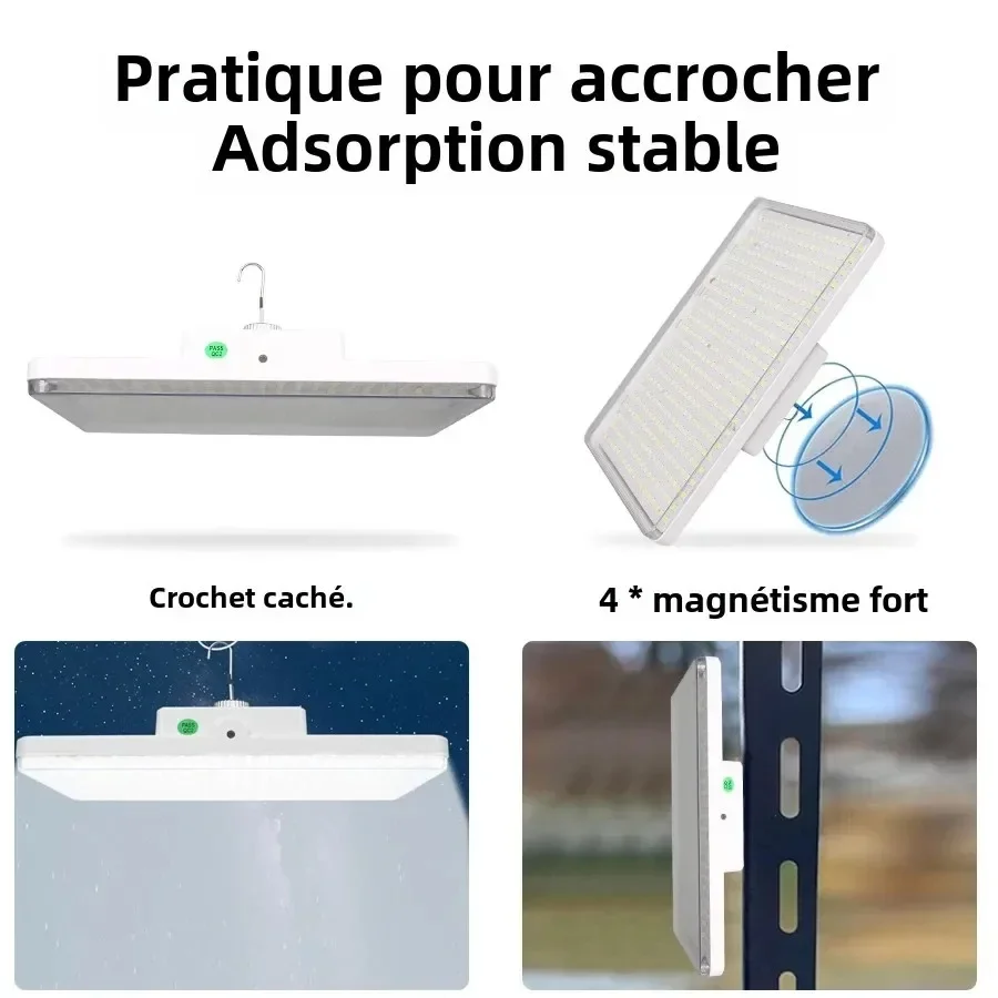 LED Camping Tent Light Rechargeable Searchlight High Power Outdoor Emergency Lighting Waterproof Portable Hanging Night Lamps