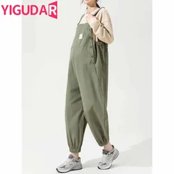 2023 frühling Herbst Schwangere Frauen Overalls Overalls Schwangerschaft Strampler Kleidung Lose Mutterschaft Band Hose Hosen Kleidung