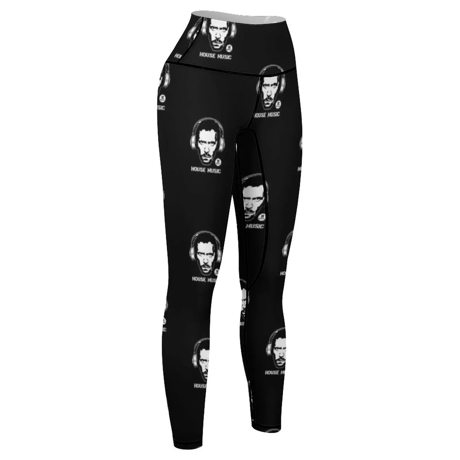 House Music Leggings Women's sportswear Tight fitting woman Womens Leggings