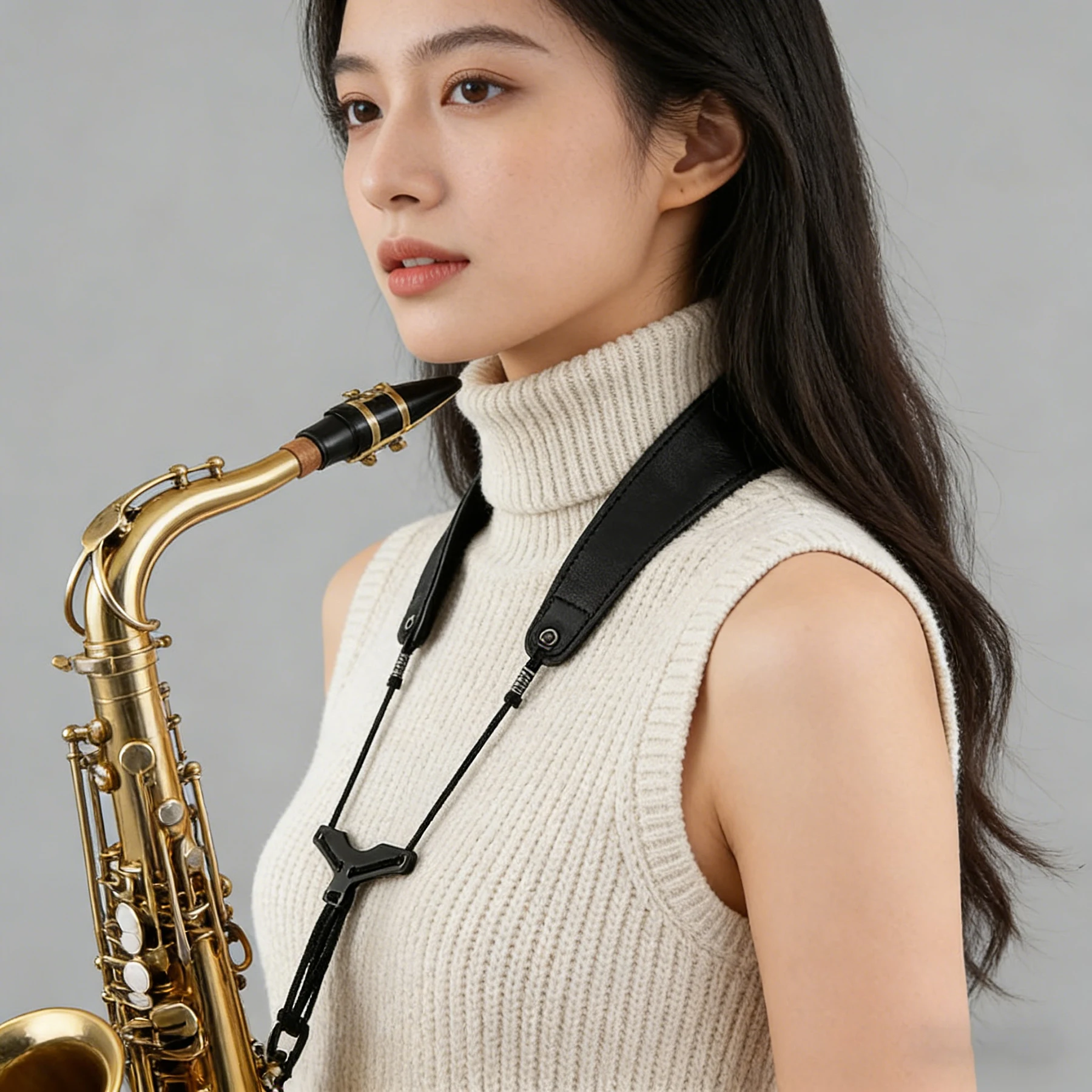 

JEK Saxophone stress relief Straps Eb Alto Bb Soprano Tenor Hanging Strap Halter Straps Bird shaped crossbeam