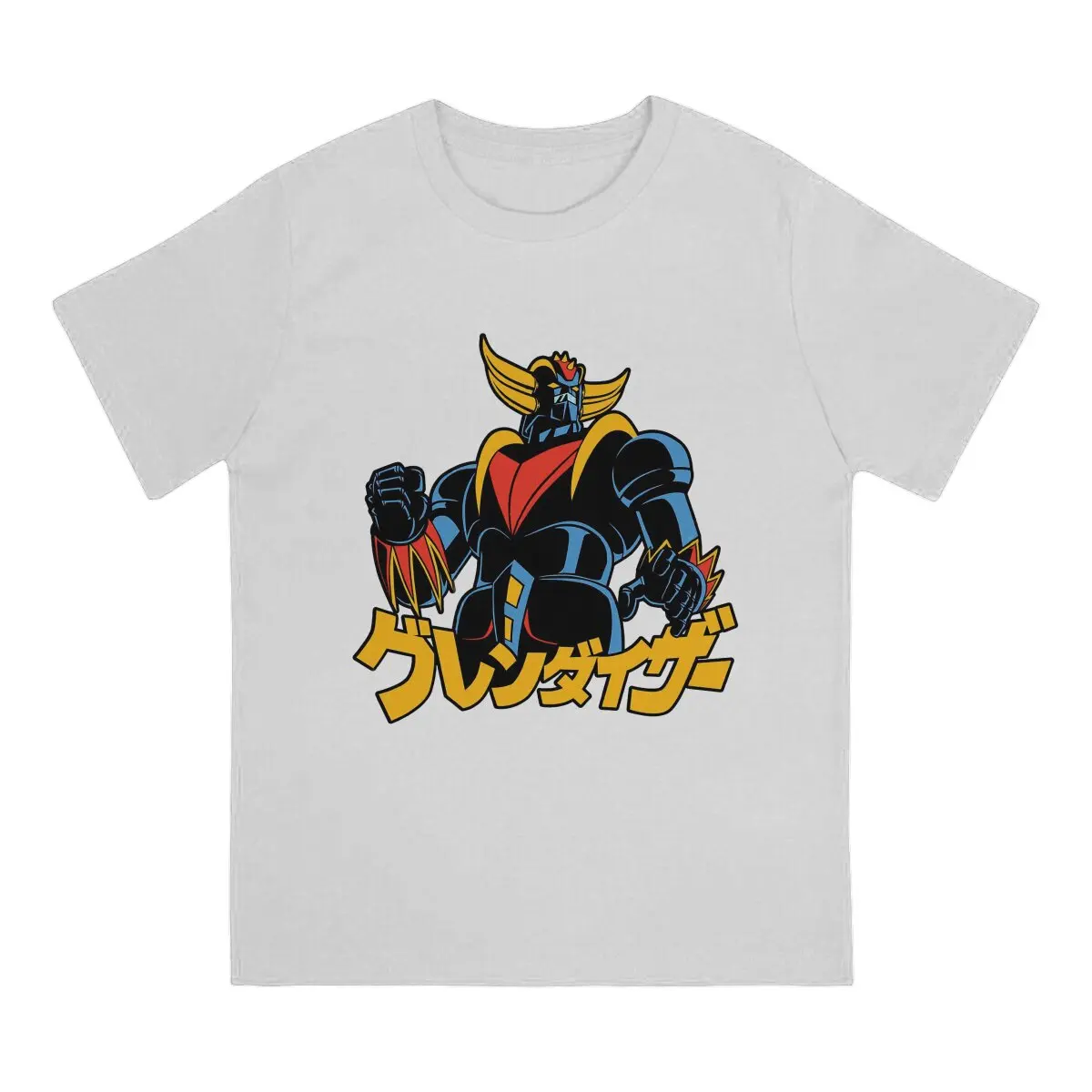 UFO Robot Goldrake Grendizer Anime Polyester TShirt for Men 148 Jap Classic Basic Casual Sweatshirts T Shirt Novelty New Design