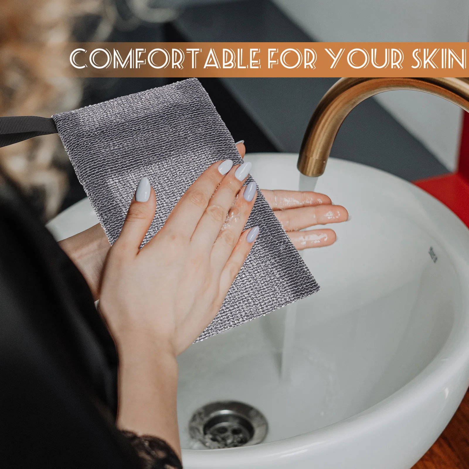 

4Pcs Soap Bag Mesh Pouches Scrubber Pouches Comfortable Portable Bathing Essentials Soap Savers Bathroom Accessories