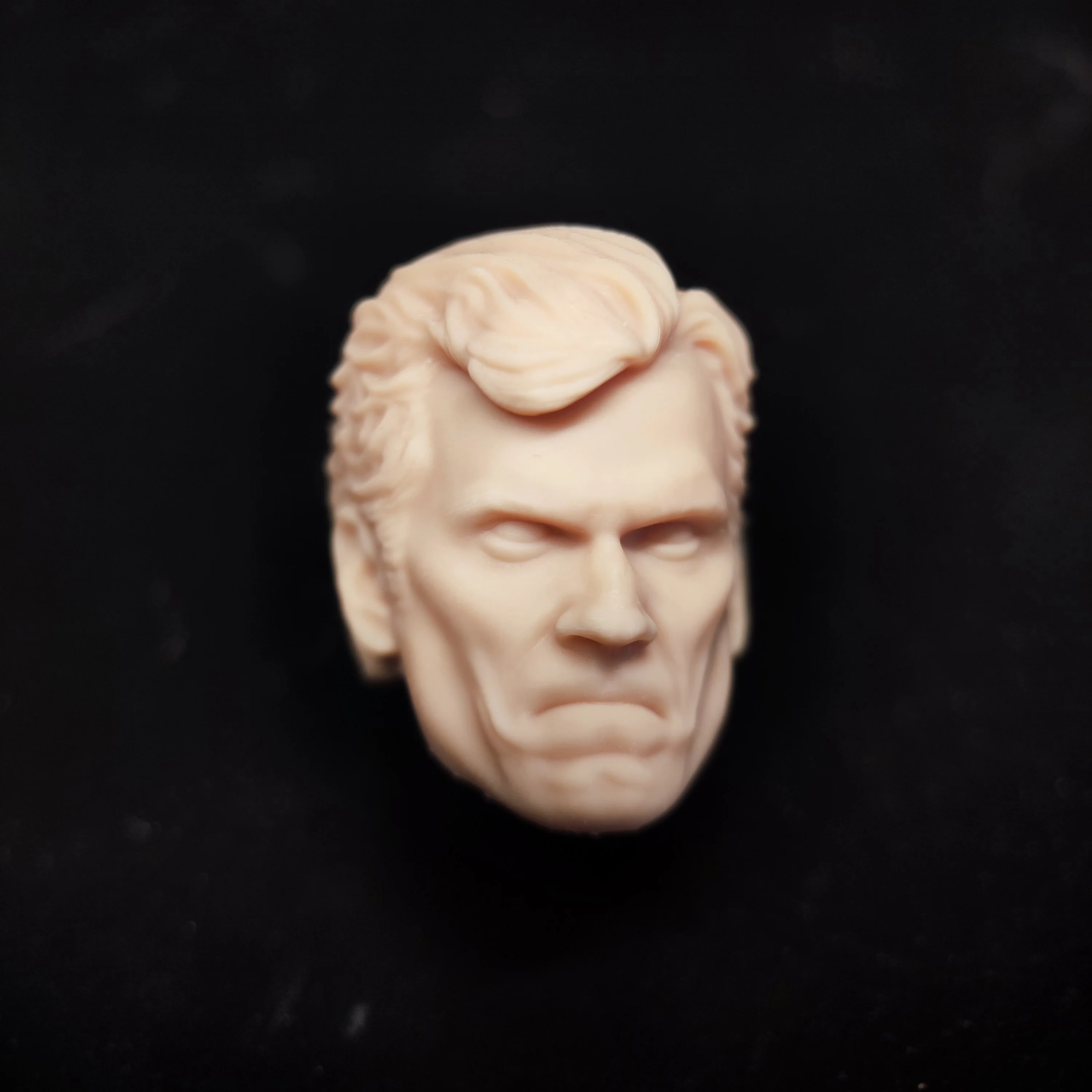 HL1277 DIY Customized 1/18 1/12 1/10 Scale Henry Clark Unpainted Head Sculpt for 3.75