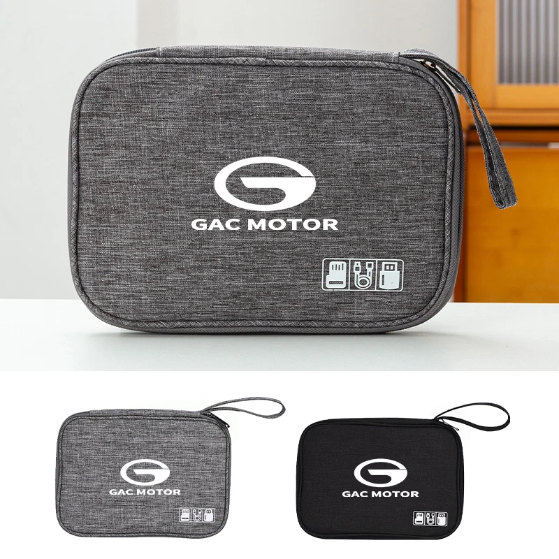 

Car Data Cable Storage Bag Waterproof Travel Organizer Bag USB DataLine Charger For Trumpchi GS3 GS4 GS5 GS8 GA3 GA4 GA5 GA6 GA8