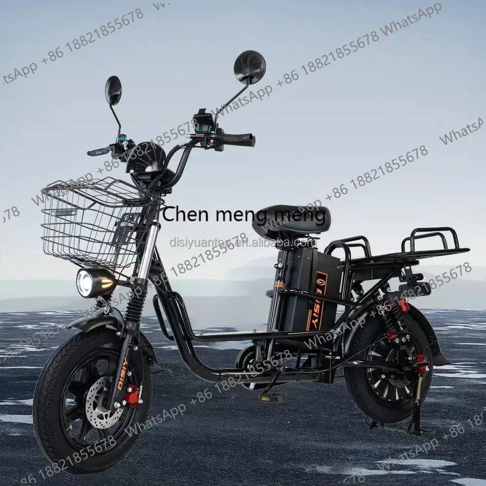 

Электрический мопед 16 дюймов Monstr 800W 60V 21Ah Tank 60V30A с литиевой батареей 48V для доставки грузов