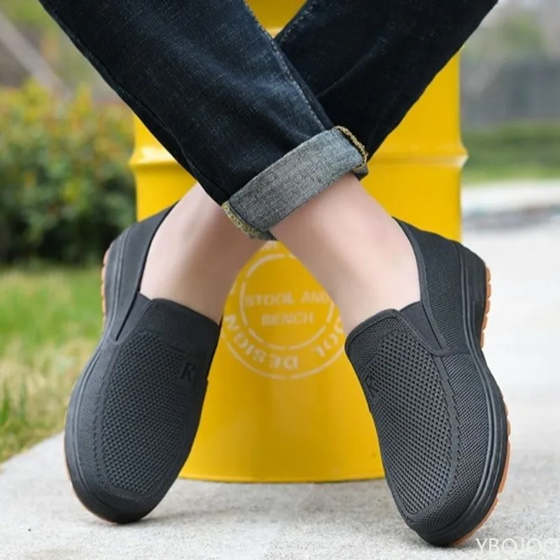 

New casual comfort shoes breathable lightweight versatile soft soled men's shoes anti slip wear-resistant fashion men's shoes