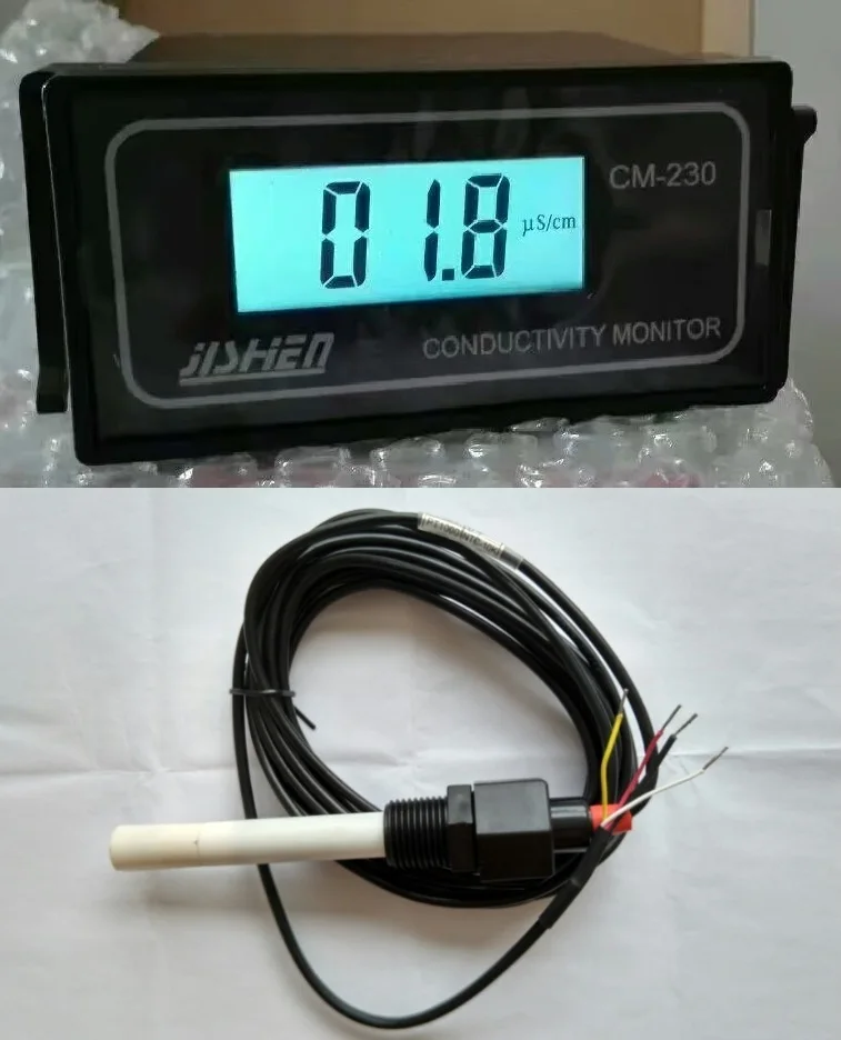 Large Range Conductivity Meter 0-20MS CM-230 4-20ma Current Output Analog Output