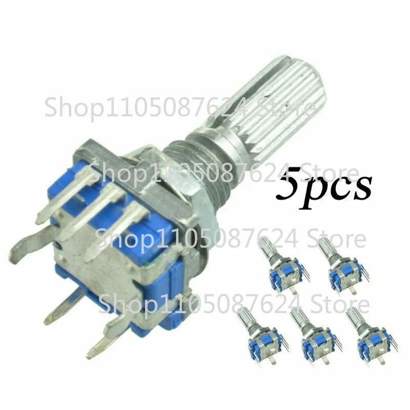 ZZZ 5x Rotary Encoder & Switch EC11 Audio Digital Potentiometer Handle 20mm