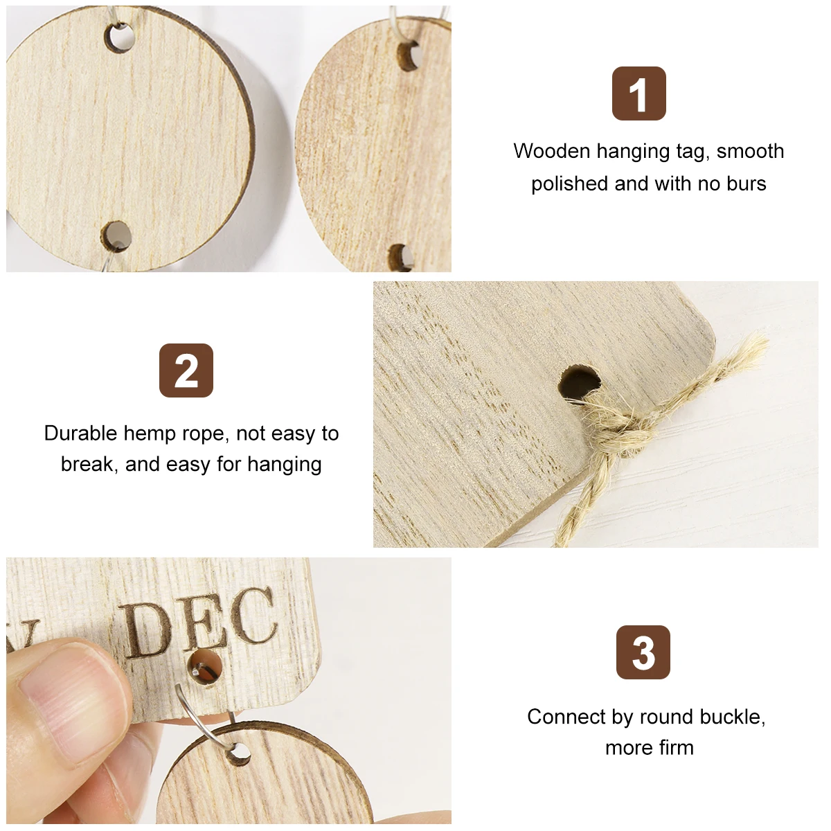 

Wooden Calendar Calendar Discs Hearts Rings Birthday Reminder Family Birthday Board Wall Decor