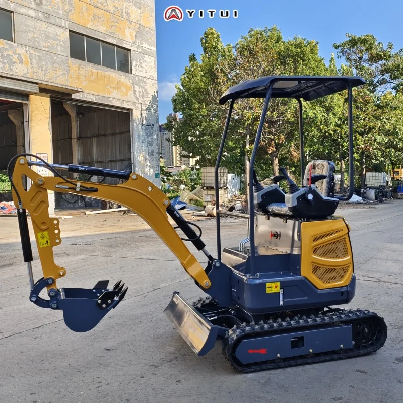 A Newly Customized 2 Ton Mini Hydraulic Excavator With A Multi Functional Cab And A 360° Rotation Reinforced Chassis