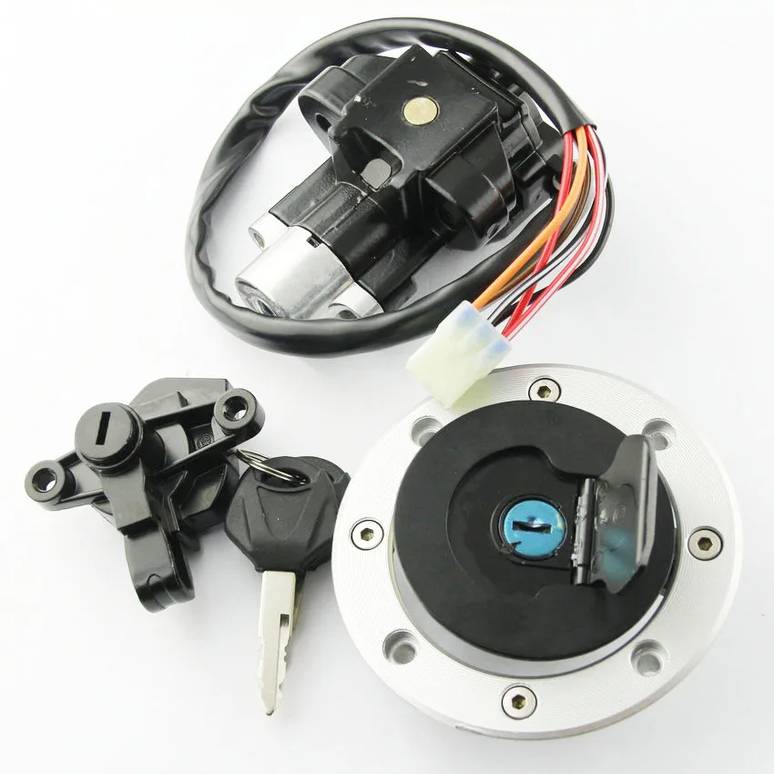 Motorcycle Ignition Switch Fuel Tank Cap For Suzuki Bandit GSF600 GSF1200 GSF 600 1200  Seat Lock Key Set Moto Accessories Parts - view 4