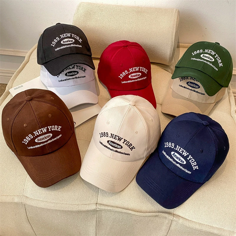 أزياء التطريز خطابات قبعة بيسبول للنساء الرجال بلون قابل للتعديل ظلة القبعات للجنسين الرياضة في الهواء الطلق أقنعة قبعات #5