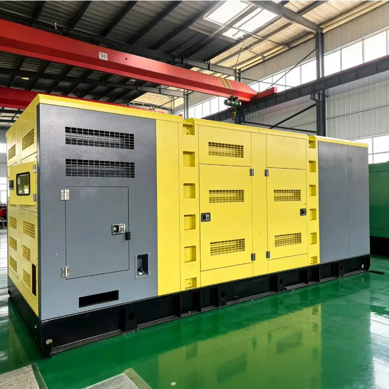Customized Dynamo Generator Fuel Diesel Silent Genset 600 800 1000KVA 3 Phase Electricity Generation Heavy Duty Power Plan