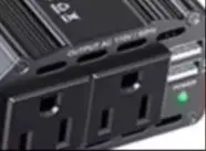 

18V To 110V Inverter Transformer For Power Tools, 300W Portable Converter Compatible With 18V And 20V Lithium Batteries