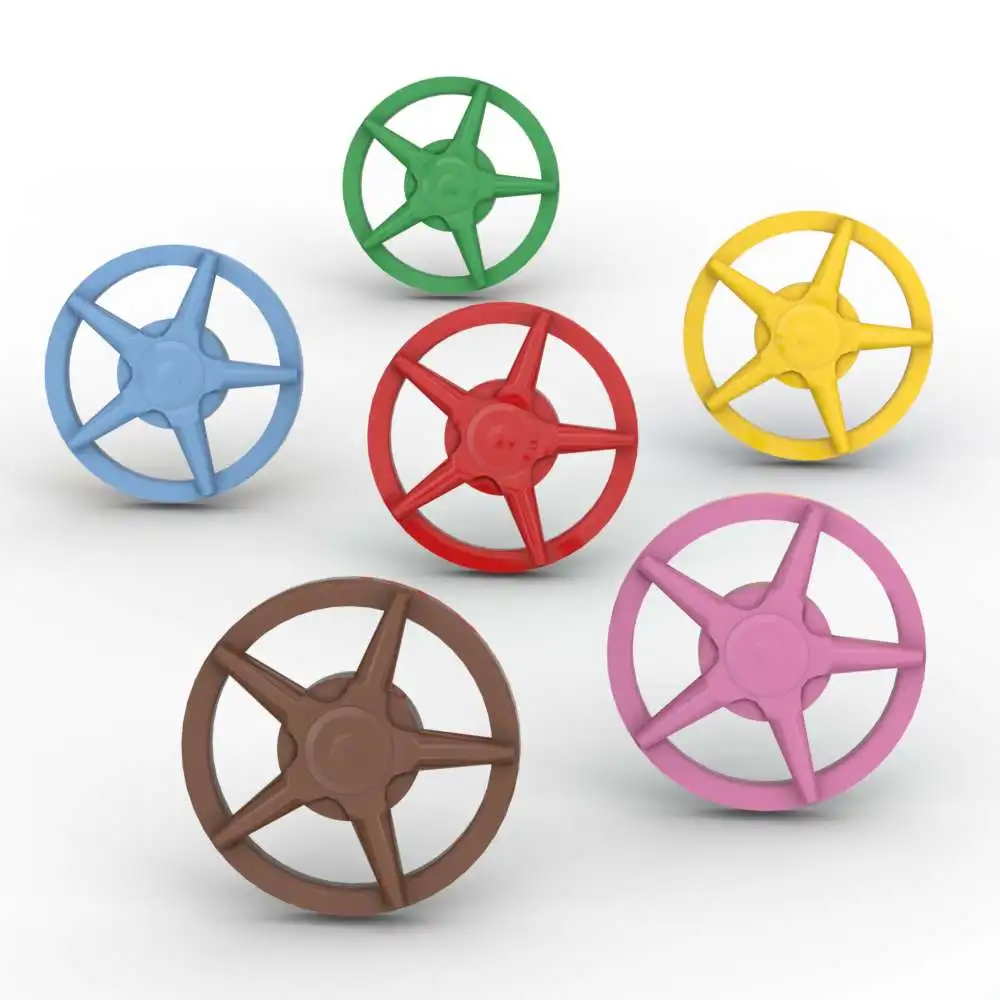 Набор-moc-из-10-сменных-колес-18976-для-колеса-18978-колесо-блок-18978a-крышка-5-спиц-строительный-блок-игрушка-подарок-на-день-рождения-для-мальчиков-и-девочек