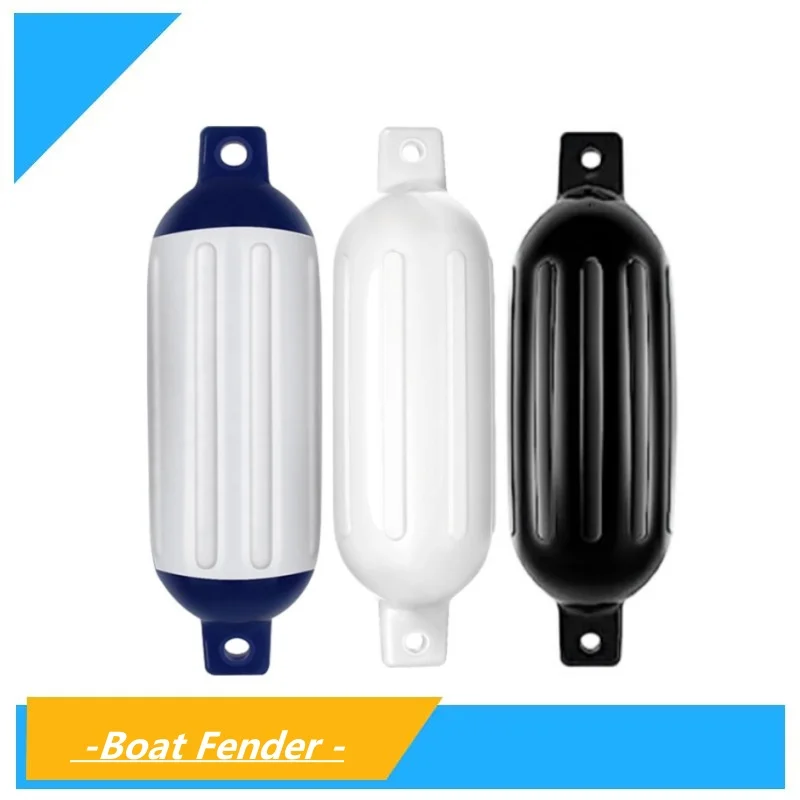 

2Pcs PVC Boat Fender Marine Bumper Inflatable Boat Fender Anti-crash Buoy Yacht Docking Mooring Shield Protection 4.5'' 5.5''