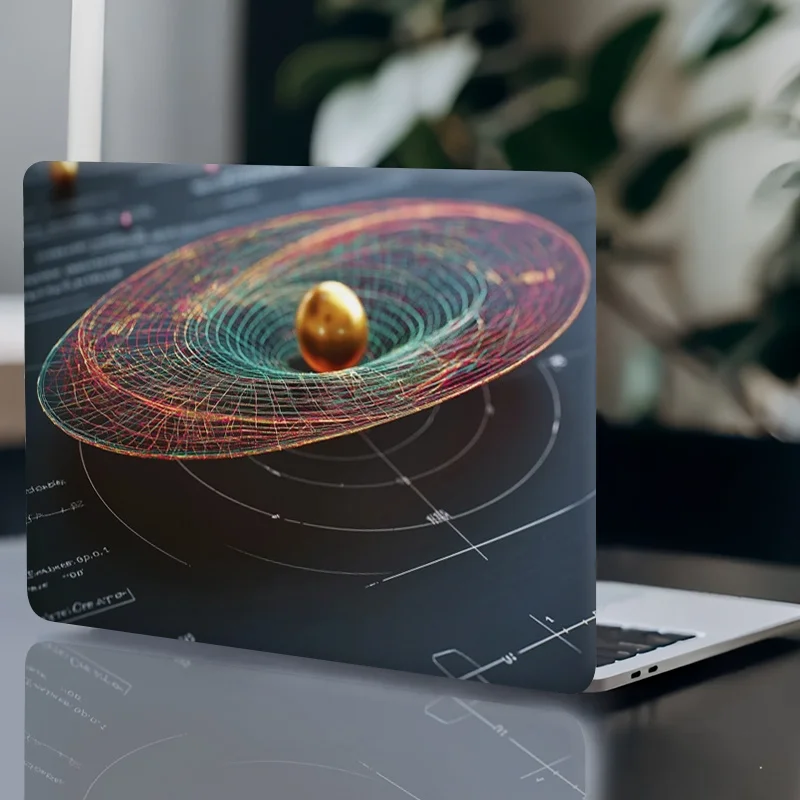 2 pieces, laptop sticker, creative planet model laptop sticker, computer protective case, scratch resistant,