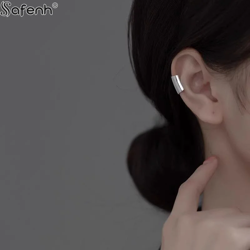 2 قطعة أزياء فاسق كليب أقراط بسيطة هندسية سبيكة ثقب الحرة قرط كبس لارتداء اليومي مجوهرات هدية