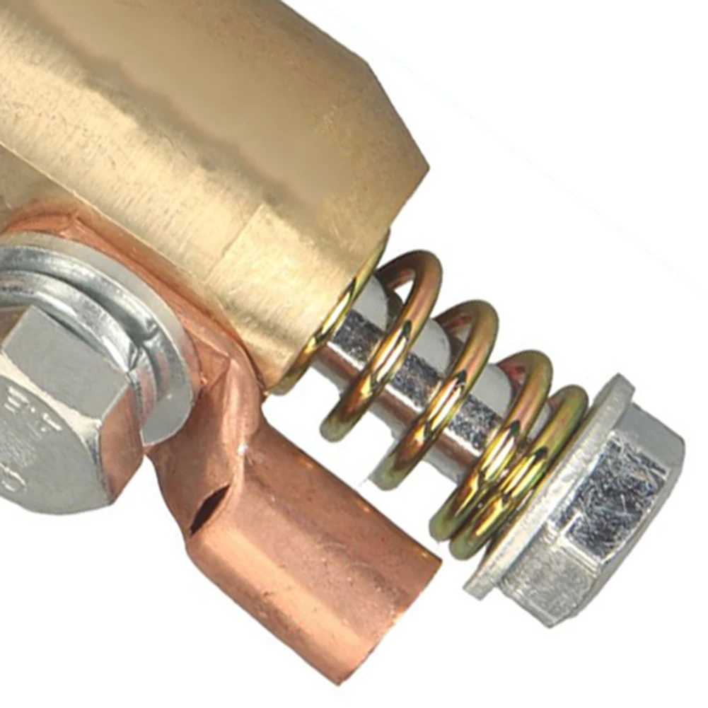 1000A Ground Clamp with 360 Degree Swivel Mechanism for MIG TIG Plasma Cutting Machines Brass Housing Copper Contact Points