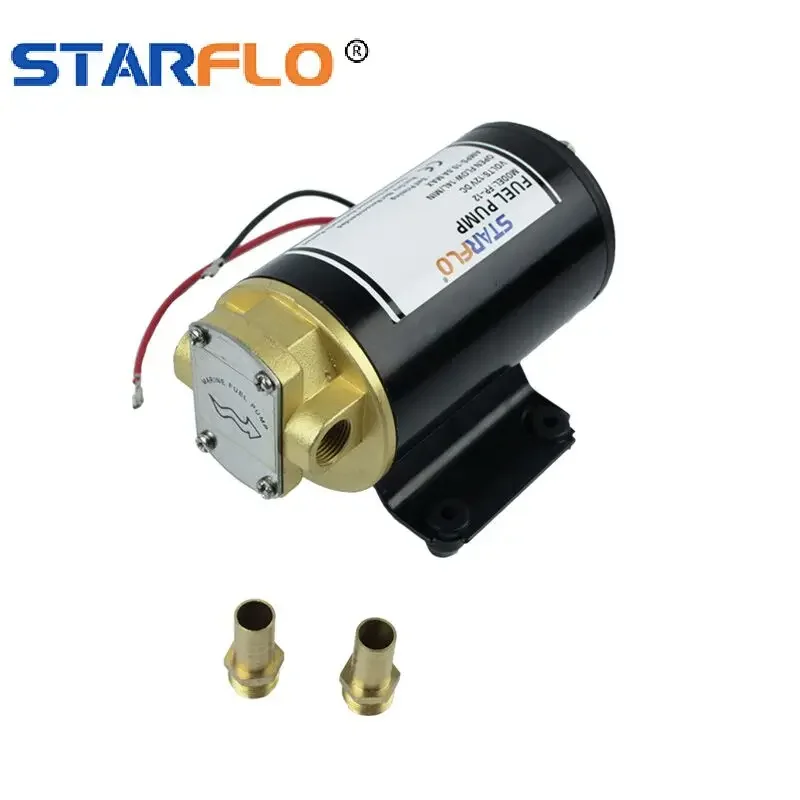 STARFLO 14LPM 12v DC Self Priming Portable Transfer Pump Gear High Temperature Hot Oil Circulation Pump For Oil