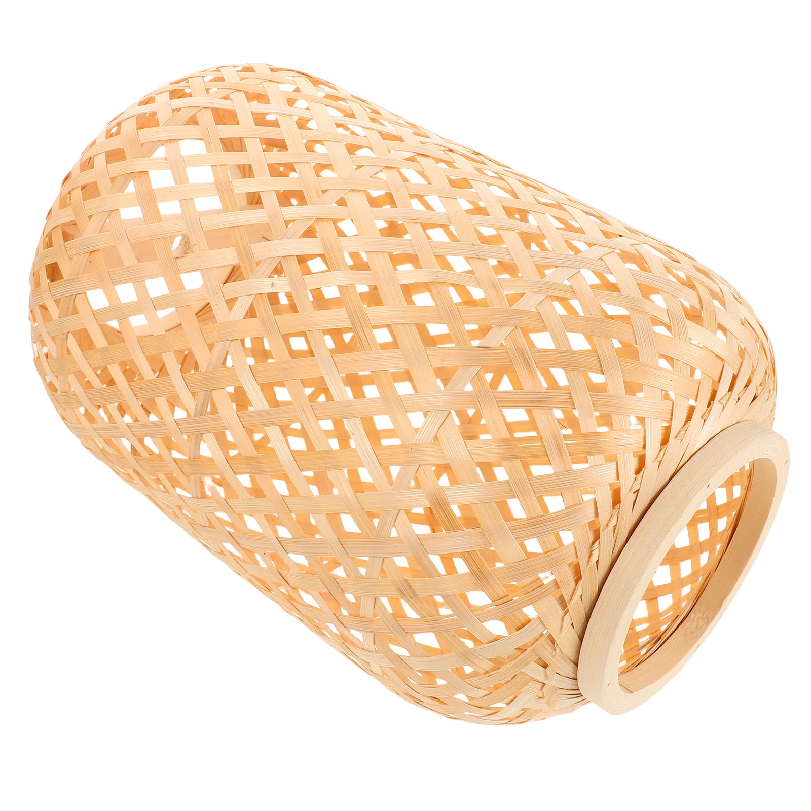 

Bamboo Lamp Shade Handwoven Pendant Light Cover For Bedroom Balcony Dining Room Woven Ceiling Lantern Vintage Farmhouse