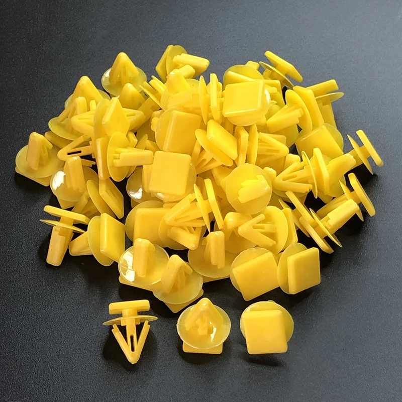 100/20X Trim Clips For Hyundai Car Door Interior Trim Panel Retaining Clips Rivets Plastic Fixed Fastener Accessories 11mm Hole