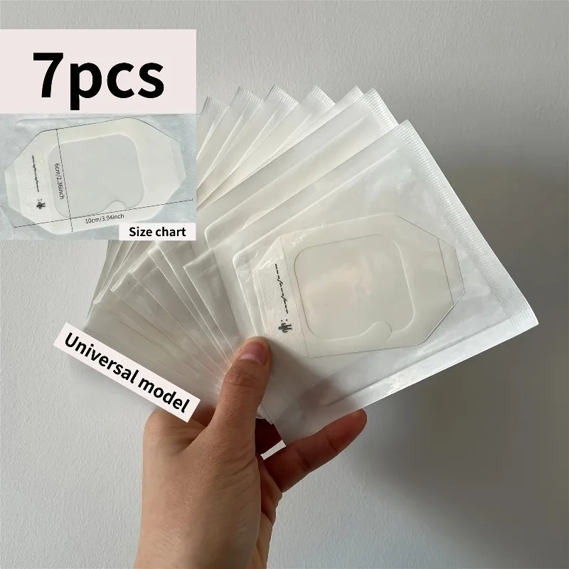 

Breathable self-adhesive patch, size 2.36 X 2.76 inches, specially designed for daily protection, featuring a large transparent adhesive. It fits comfortably and is made of transparent PU film.