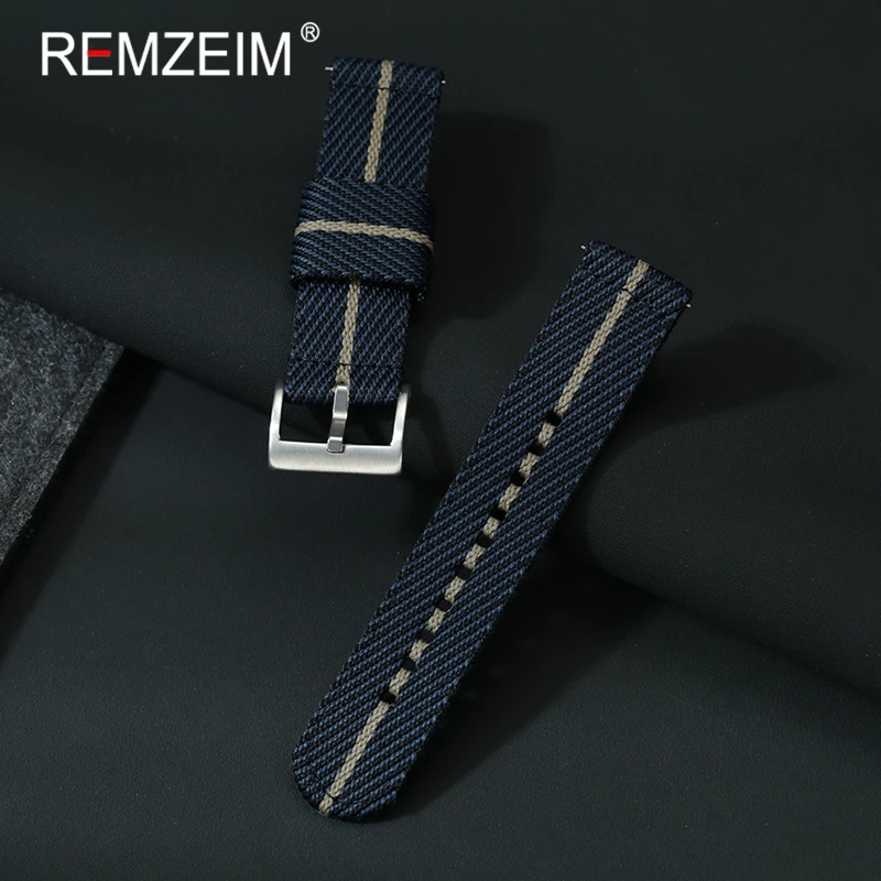 

Men Women Nylon Canvas Quick Release Wristwatch Strap 20mm 22mm Wrist Bracelets Sport Military Smartwatch Watch Bands