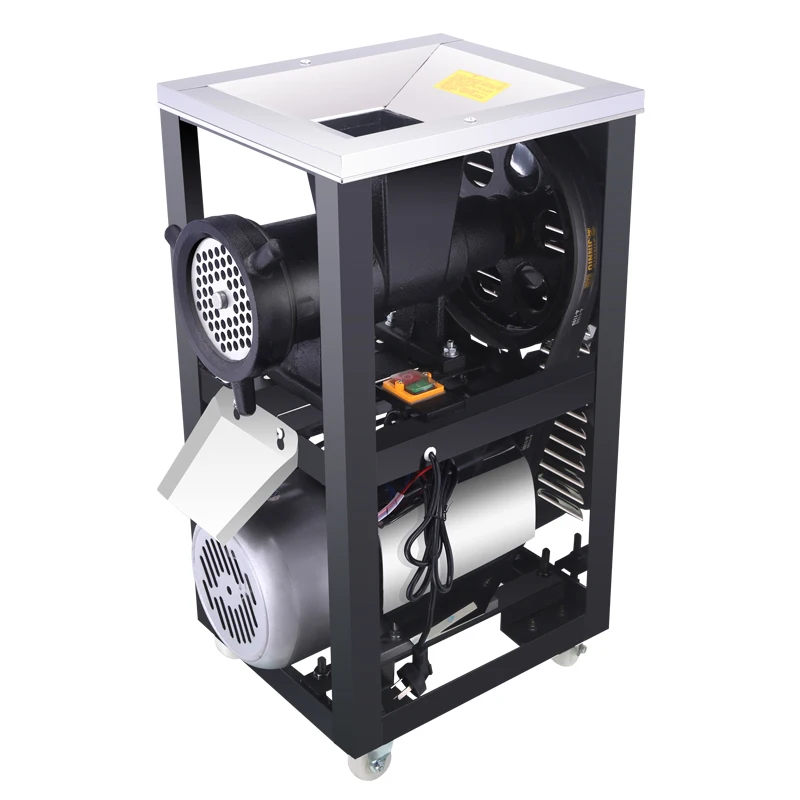 42 مفرمة اللحم الكهربائية عالية القوة مفرمة اللحم التجارية عالية الطاقة مفرمة الأسماك مفرمة الدجاج آلة تقطيع العظام 260 كجم/ساعة