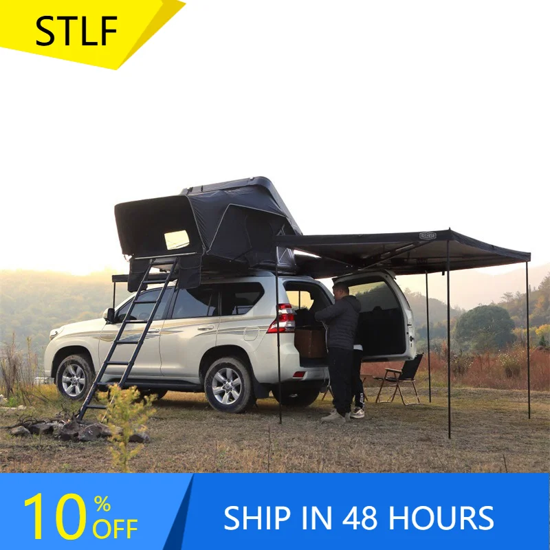 

Deren, высокое качество, палатка на крыше автомобиля премиум-класса на 2 человека, прочная защита от атмосферных воздействий для кемпинга, приключений на свежем воздухе, алюминиевый Оксфорд