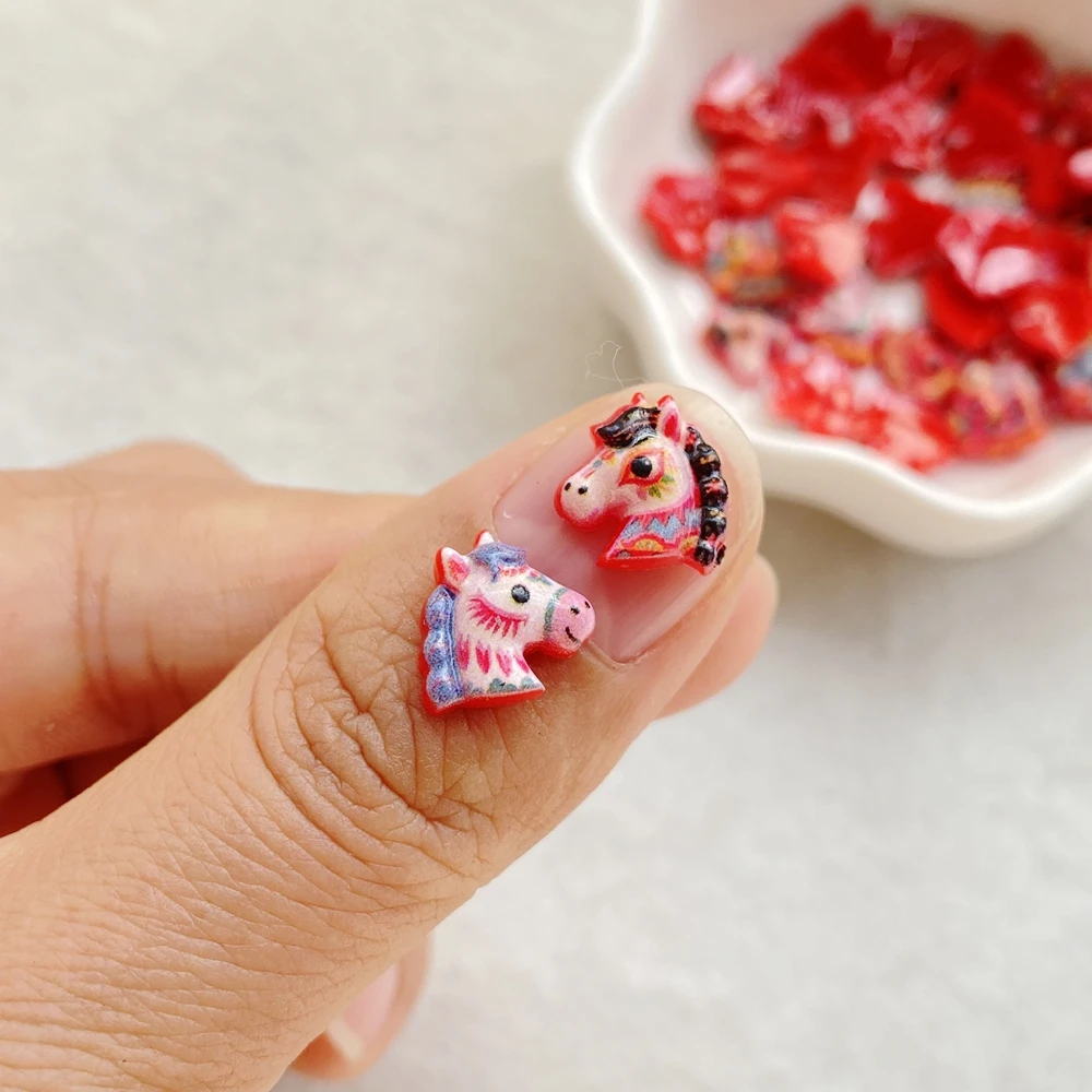 50 szt. Żywiczne Urocze Mini C – Nail Art Xmas recenzja i cena