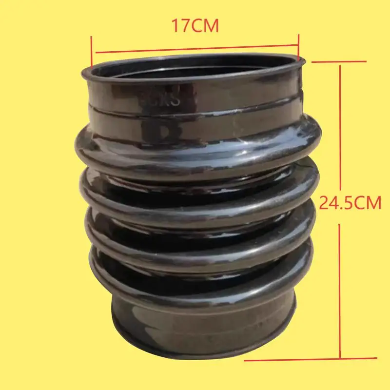 Black Wacker BS60-2i BS60-4 BS60-45 BS600 BS700 BS60Y Tamper Rammer Compactor Bellows Boot 1006882 ID170 mm, H245 mm