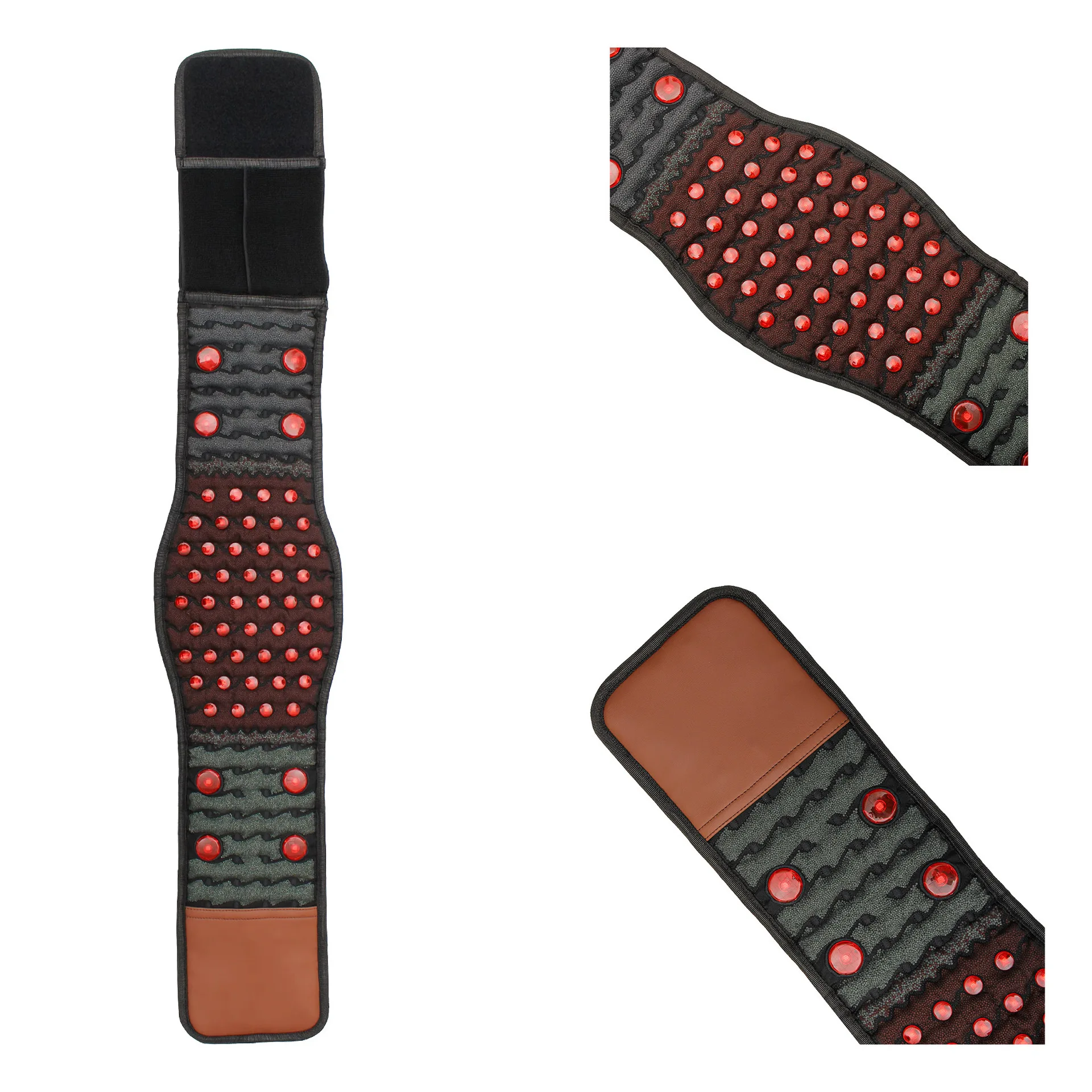 Photon cold and moisture removal belt hot compress far infrared ultra long wave negative ion clay belt