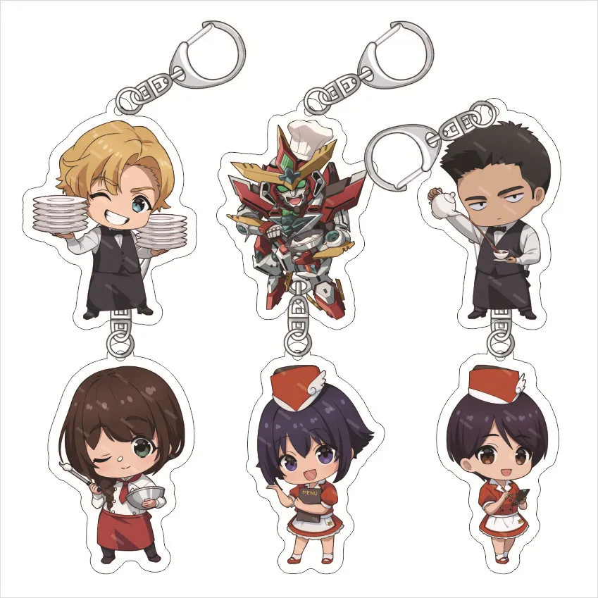 

Bang Bravern Anime Acrylic Keychain Jewelry Fan Gift Charm Keyring Creative Key Chain Pendant Summe Party Q Version Cartoon Bag