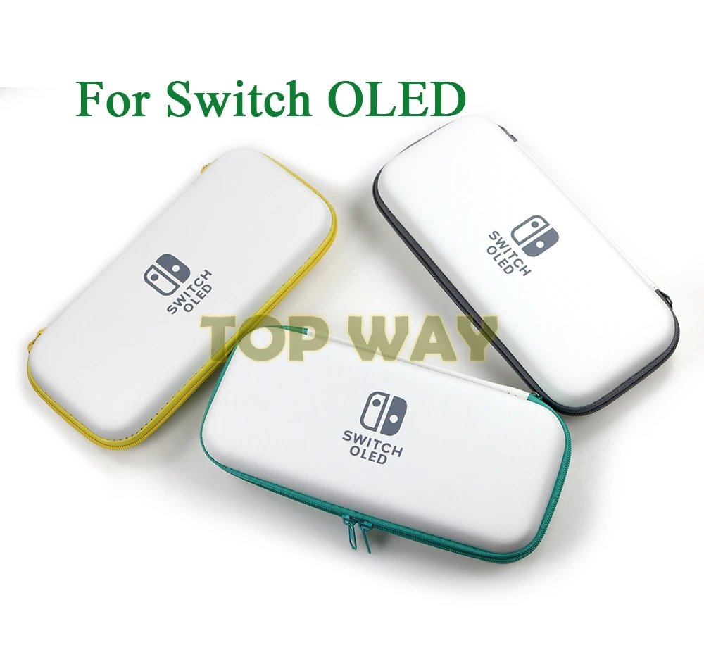 

15PCS EVA Carrying Case For Nintendo Switch OLED Protective Case Storage Bag Cover Protective Film Pouch Accessories With Logo