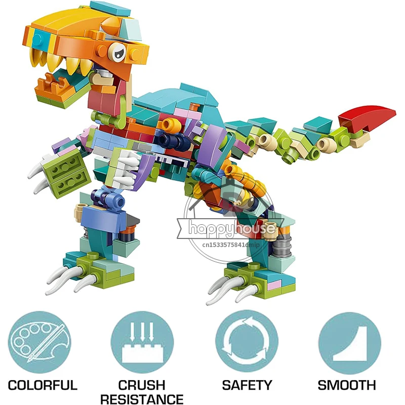 12 in 1 Dinosaur Building Block Set for Kids 12 Pack Mini Animals Building Sets for Boys Girls STEM Montessori Educational Toys