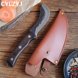 Forged Boning Chef Knife Stainless Steel Kitchen Knife Handmade Wooden Handle Fruit Knife Meat Cleaver Butcher Knife Kitchen