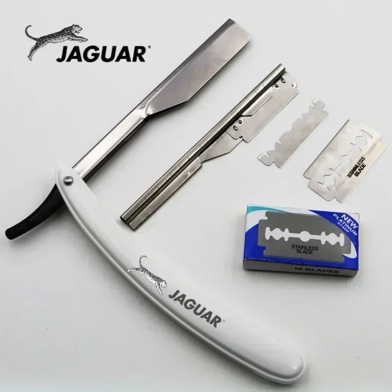 1set Men Straight Barber edge Razors Folding Shaving Knife Hair Removal Tools With 10pcs Blades