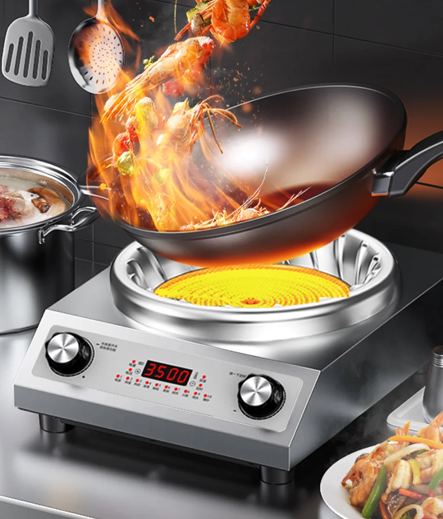 New concave electric ceramic stove for home use Stir-fry pot fierce fire 3500W high-power induction cooker electric stove