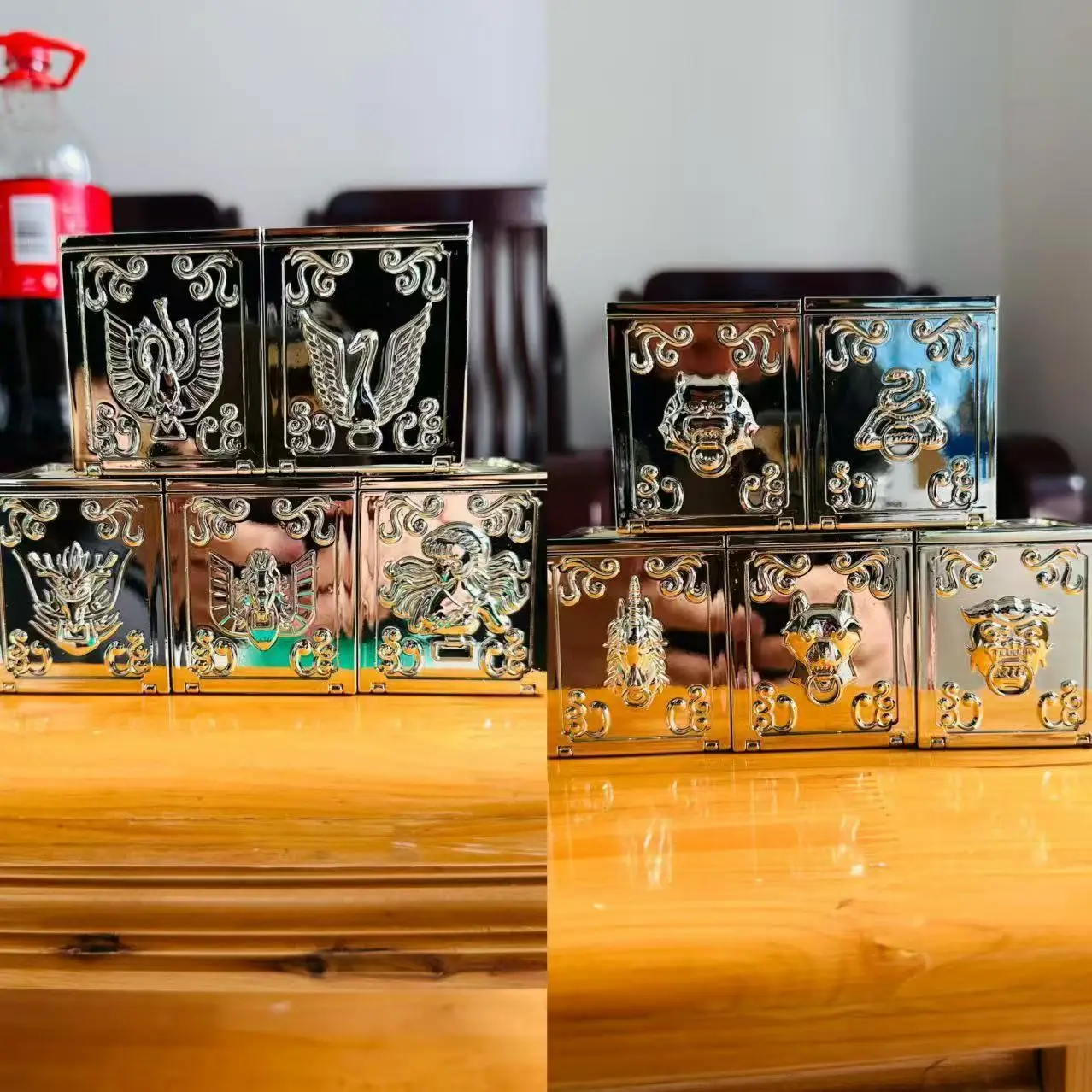 

RH Model Saint Seiya Myth Cloth EX Pandora Box Pegasus Dragon Andromeda Cygnus Phoenix Unicorn Bear Lionet 10 Figure in Stock