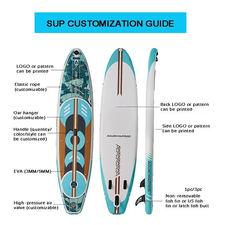 

Paddle Board Inflatable Stand Up Paddle Board Body Surf Fishing Portable Water Sports Surfboard Isup with Accessories