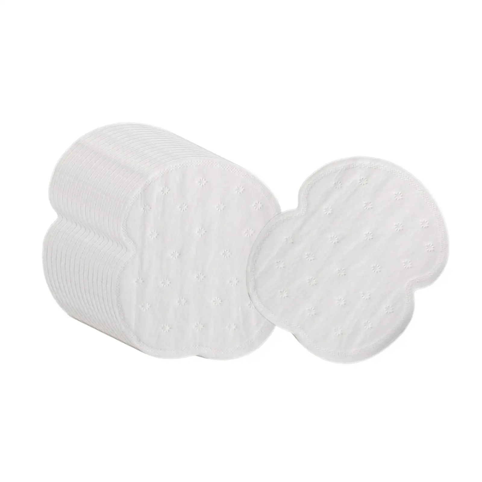 

100Pcs Disposable Underarm Sweat Pads White Sweat Absorbing Underarm Shields Pads Armpit Sweat Protector Pads for Women and Men