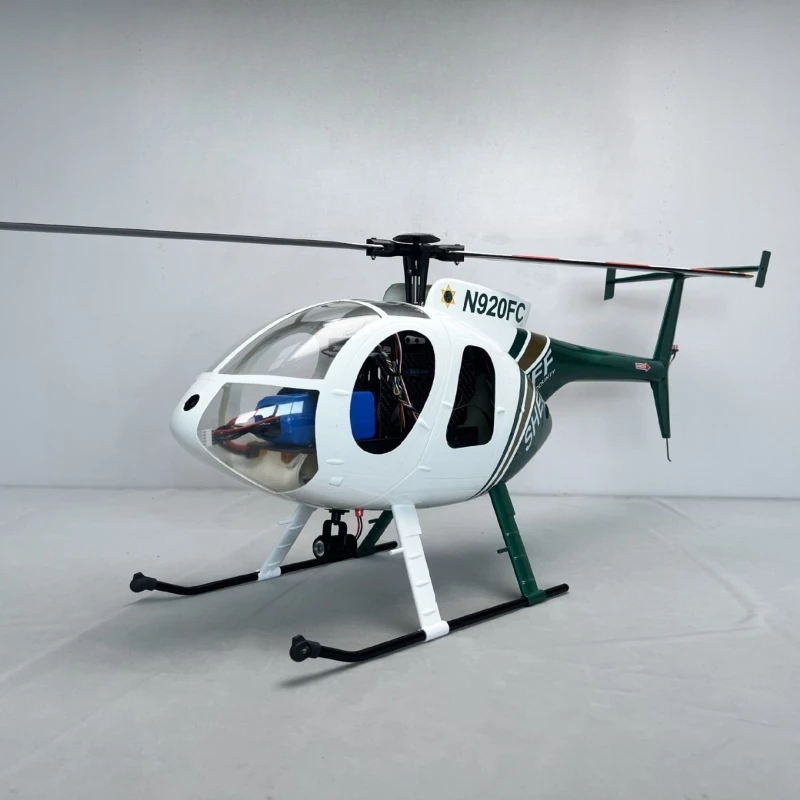 Real helicopter 470L MD500 simulated remote control armed helicopter, flight control GPS hover, return