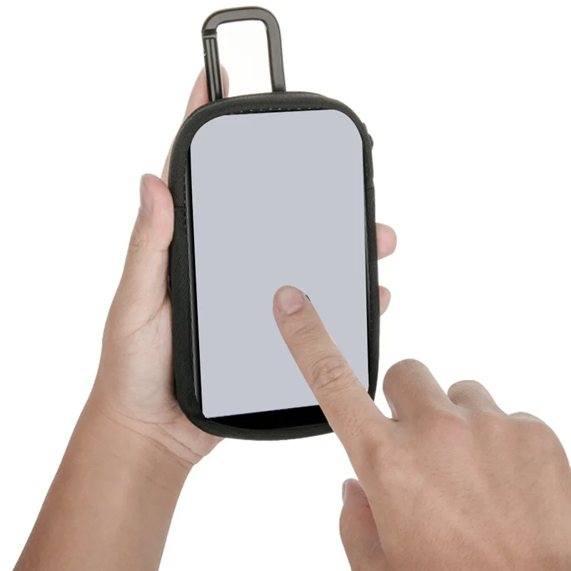 Universal Portable Storage Bag for MP3 MP4 Travel Outdoor Carrying Case with Clip Hook for Music Player