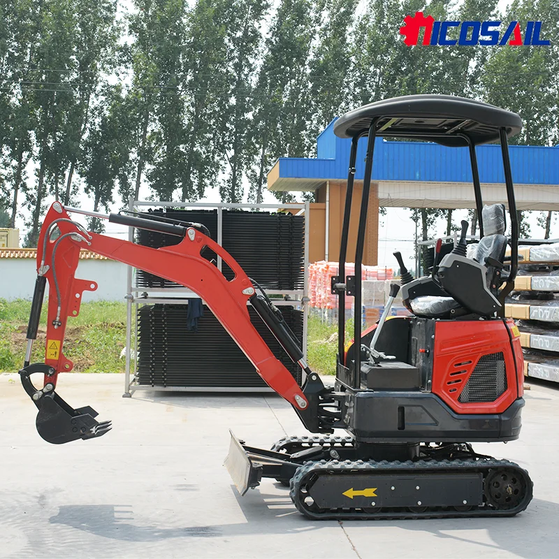 Nicosail 2 Ton Mini Excavators Affordable Price Digger Excavator Mini Pelle Chinese 1.8ton Small Excavator Machine for Sale