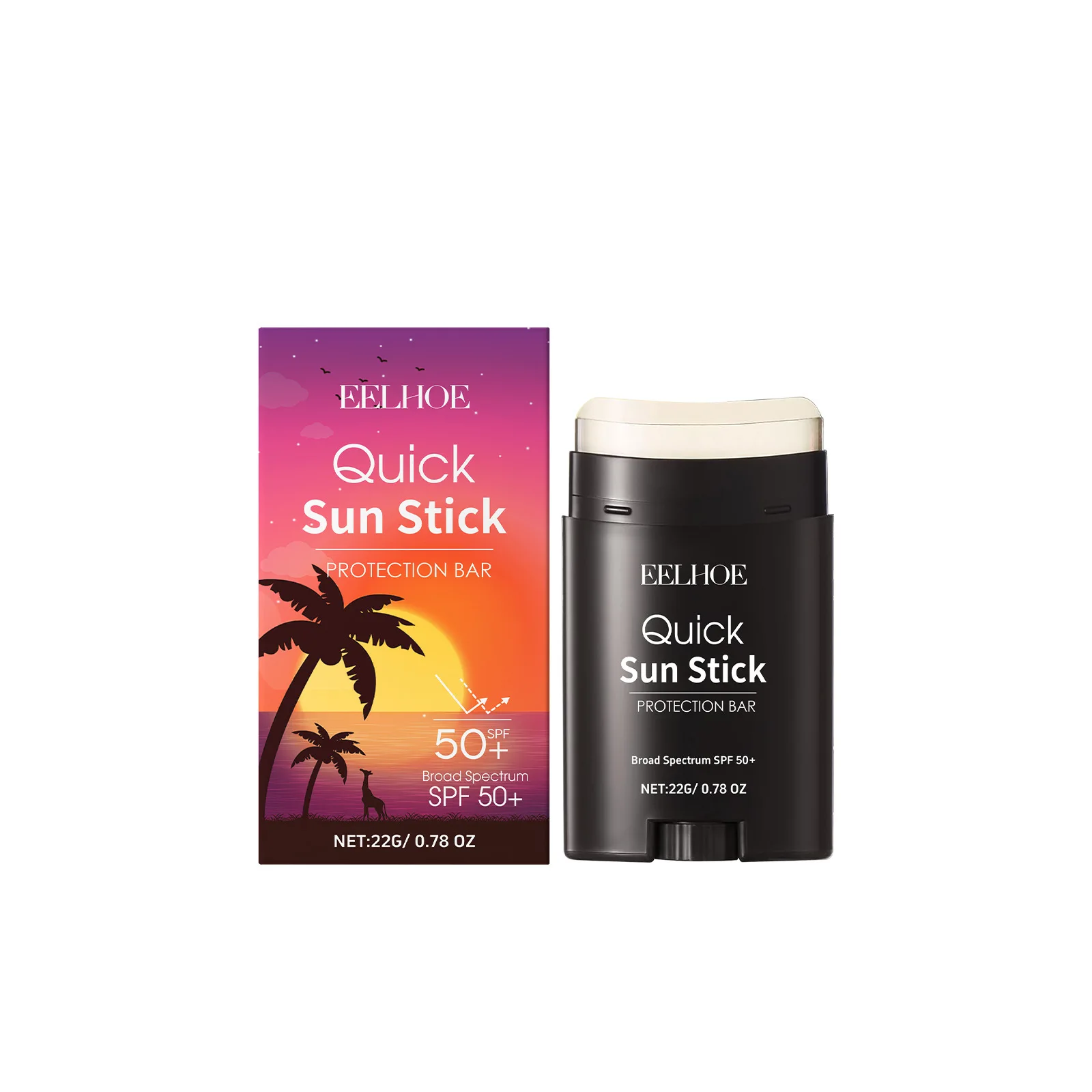 Centella Sunblock Spf50 น้ําหนักเบาไม่เหนียวเหนอะหนะผลิตภัณฑ์ดูแลผิวเรืองแสงธรรมชาติครีมกันแดดอินทรีย์สําหรับผิวหน้าและผิวกาย 22g