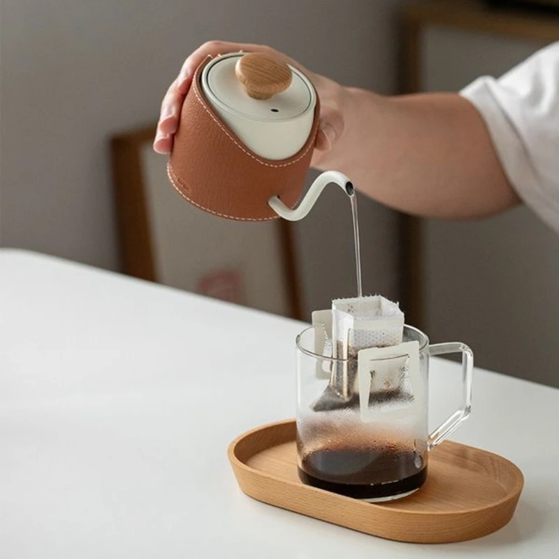 

Handleless Mini Drip Kettle Pour Over Kettle Coffee Pot 360ml Enables You To Brew More Flexibly And Easily