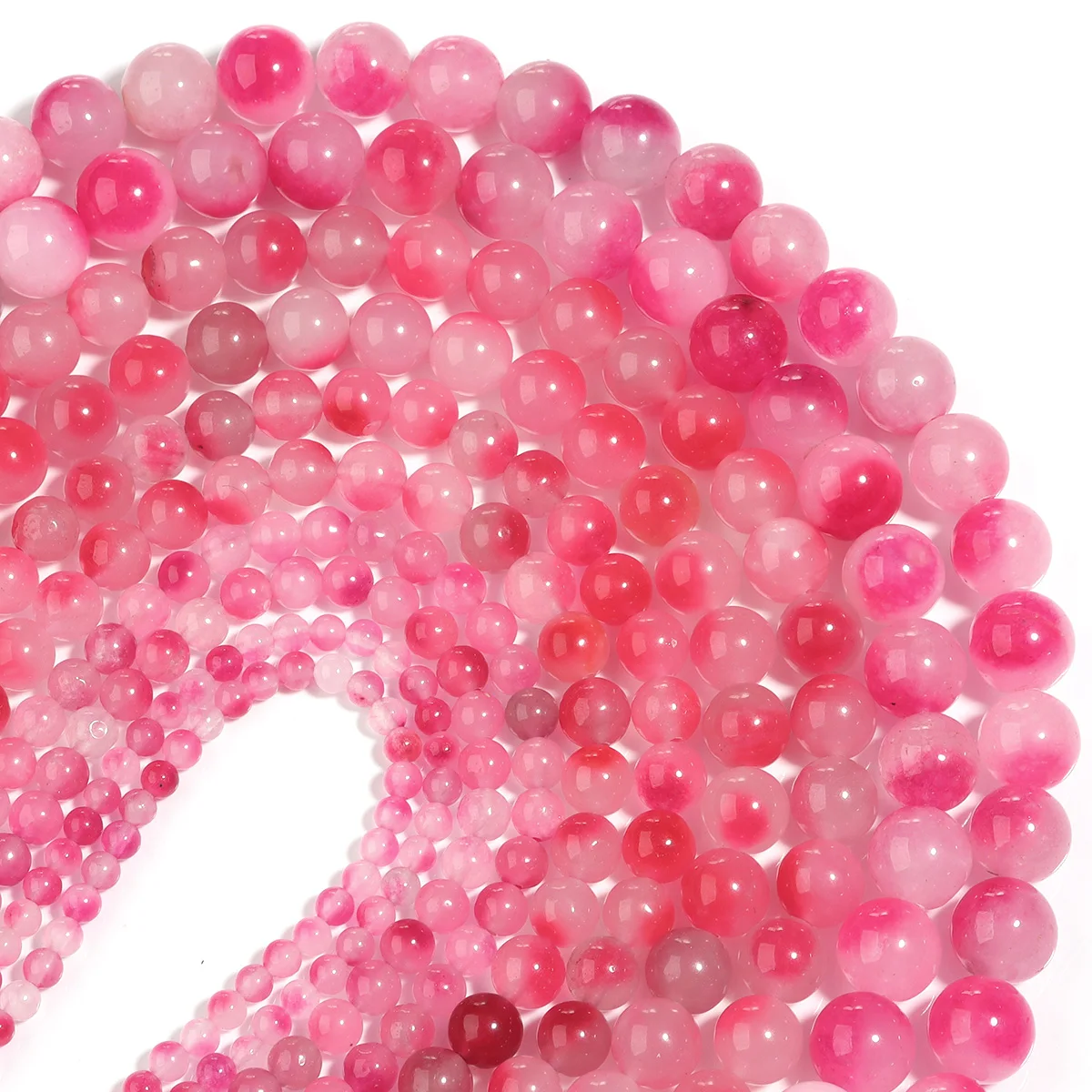 

1 String Natural Orange Jades Chalcedony Stone Beads Round Loose Beads For Jewelry Making 4 6 8 10 12mm DIY Bracelet Necklace