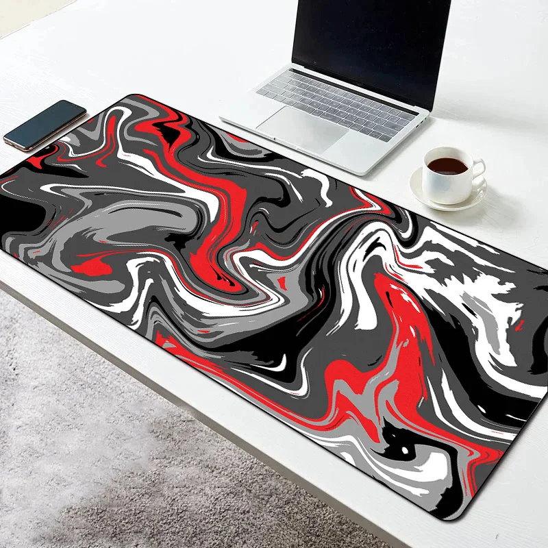 Art Strata Mouse pad abstract Liquid Large Gaming Mousepad Compute Mouse Mat Gamer Stitching Desk Mat XXL For PC Keyboard Mouse